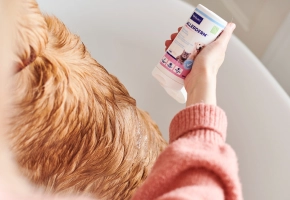 Dog wash with Allerderm